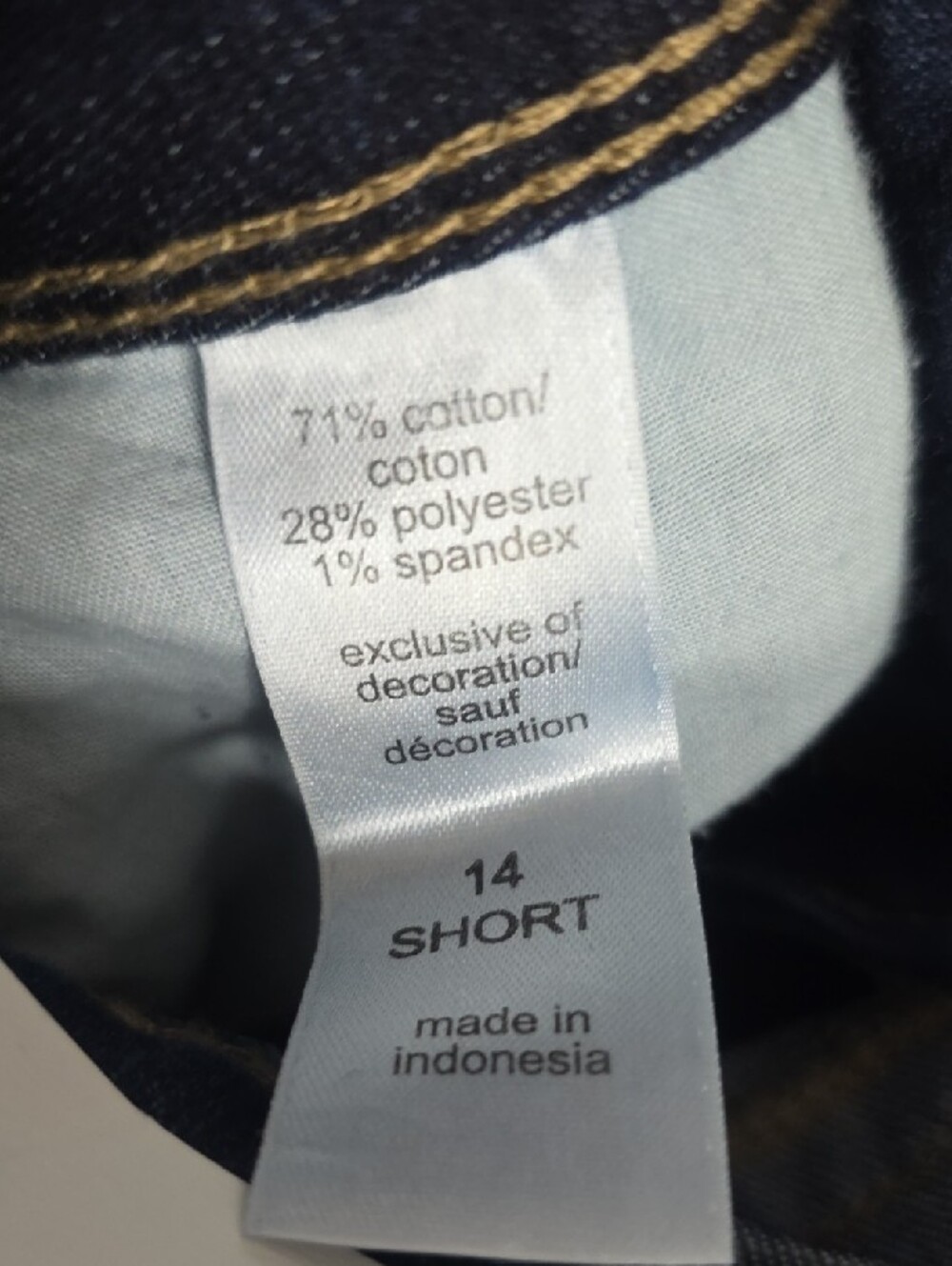 Maurices Dark Indigo Boot Cut Jeans- 14 Short - Picture 8 of 8